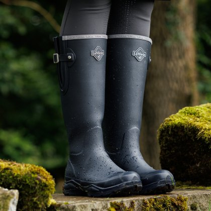 LeMieux New Ultra Stride Wellington Boots Navy