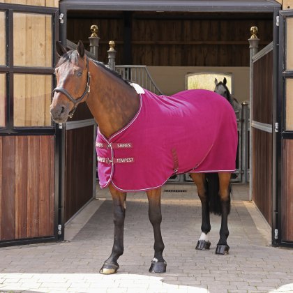 Shires Tempest Original Fleece Rug Maroon 