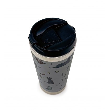 Emily Cole Labrador Pattern Travel Mug