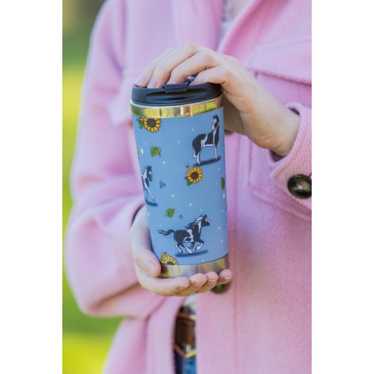 Emily Cole Piebold Pony Travel Mug