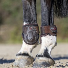 LeMieux Derby Pro Jump Fetlock Boots Brown