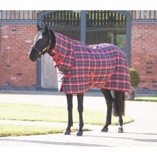 Shires Tempest Plus 200 Combo Stable Rug Red Check