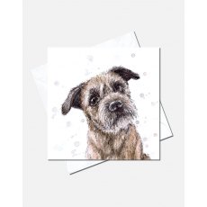 Eleanor Tomlinson Border Terrier Greeting Card 