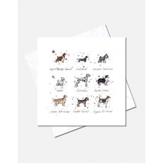 Eleanor Tomlinson Dog Breeds Greeting Card 