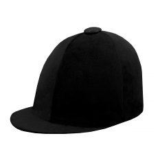 Equetech Junior Premium Velvet Hat Silk Black