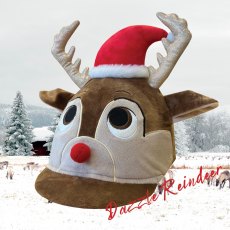 Equetech Dazzle Christmas Reindeer Hat Silk