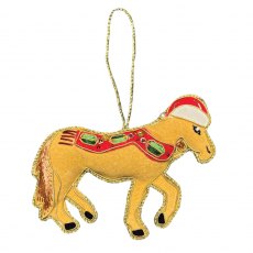 Equetech Christmas Decorations - Dun Horse