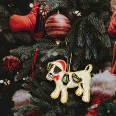 Equetech Christmas Decorations - Jack Russell