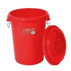 Red Gorilla Red Bin With Lid
