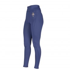 Aubrion Team Winter Riding Tights Young Rider Navy