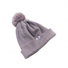 Aubrion Fleece Lined Bobble Hat Mauve