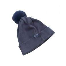 Aubrion Fleece Lined Bobble Hat Blue