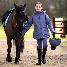 Aubrion Palisade Waterproof Coat Young Rider Blue