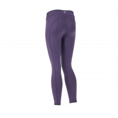 Aubrion Shield Winter Tights Young Rider Purple