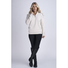 Mochara Half Zip Sweatshirt - Latte