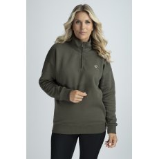 Mochara Half Zip Sweatshirt - Khaki