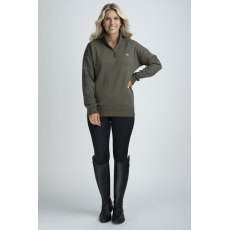 Mochara Half Zip Sweatshirt - Khaki