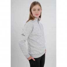 Mochara Half Zip Sweatshirt Young Rider - Heather Grey