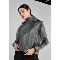 Aztec Diamond Ladies Rain Jacket Black