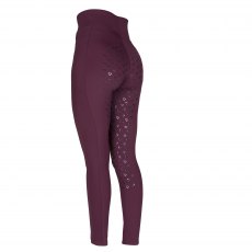 Aubrion Eltar Riding Tights Black Cherry