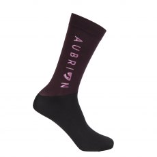 Aubrion Eltar Socks Black Cherry