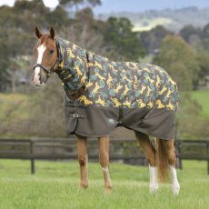 Weatherbeeta Comfitec Tyro Combo Neck Medium Turnout Rug Jungle Print