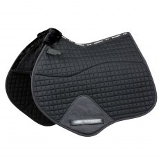 Weatherbeeta Prime Comfy Fleece Jump Shaped Saddle Pad Black