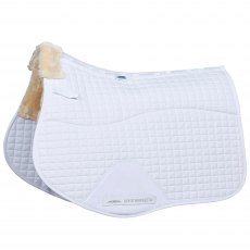 Weatherbeeta Prime Comfy Fleece All Purpose Saddle Pad White