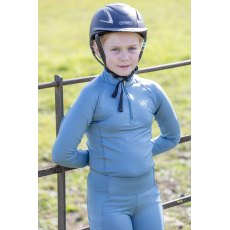 Woof Wear Young Rider Tech Shirt Mineral Blue