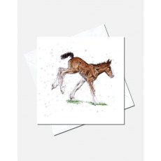 Eleanor Tomlinson Foaling Around Greeting Card