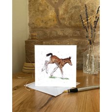 Eleanor Tomlinson Foaling Around Greeting Card