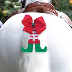 Equetech Christmas Elf Horse Tail Bow