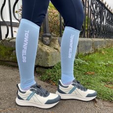 Townfields Performance Riding Socks - Sky Blue