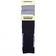 Townfields Performance Riding Socks - Black