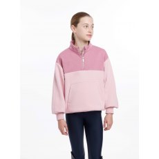 LeMieux Young Rider Kate Quarter Zip Sweat Blossom