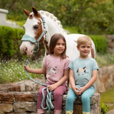 LeMieux Mini Vogue Headcollar & Leadrope Aqua