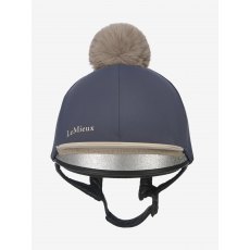 LeMieux Pom Hat Silk Dusk Blue/Almond