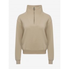 LeMieux Keira Quarter Neck Sweat Almond