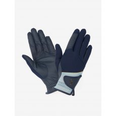 LeMieux Pro Mesh Glove Navy/Aqua