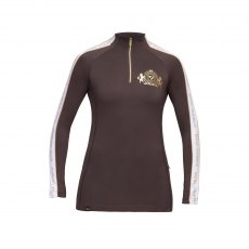 Aubrion Team Long Sleeve Baselayer Umber