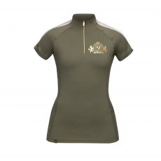 Aubrion Team Short Sleeve Baselayer Moss