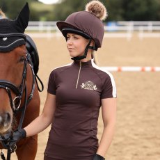 Aubrion Team Short Sleeve Baselayer Umber