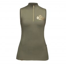 Aubrion Team Sleeveless Baselayer Moss