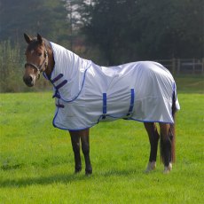 Shires Tempest Original Fly Rug & Neck Set White