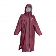 Equidry All Rounder Jacket With Fleece Hood Junior Plum/Grey 