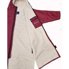 Hazy Blue Junior Bude All Weather Robe Burgundy