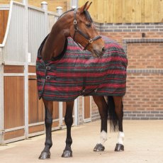 Shires Tempest Plus 200 Stable Rug Red Tartan