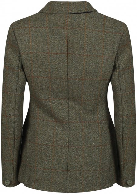 mustard tweed show jacket