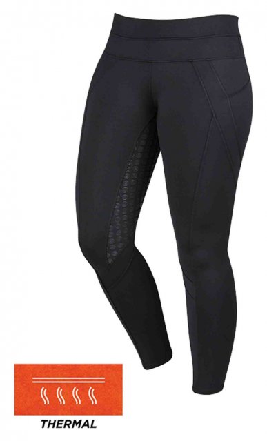 Dublin Performance Thermal Active Tight Black - Townfields Saddlers