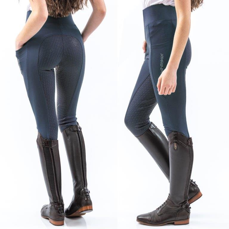 John Whitaker International Whitaker Langley Diamante Riding Tights ...